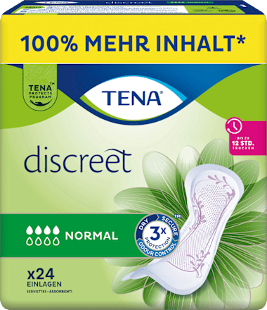 discreet Einlagen Inkontinenz Normal Duopack TENA