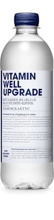 Обогатена вода с витамини Upgrade - Лимон и кактус Vitamin Well