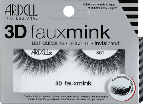 Künstliche Wimpern 861 Fauxmink 3D (1 Paar) ARDELL