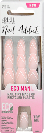 Künstliche Nägel Nail Addict Eco Mani French Nail Art ARDELL