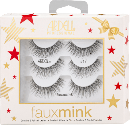 Künstliche Wimpern fauxmink Geschenkset 817 (3 Paar) ARDELL