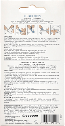 UV Gel Nagelfolien, Gel Nail Strips Moonlit Pearl ARDELL