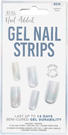 UV Gel Nagelfolien, Gel Nail Strips Moonlit Pearl ARDELL