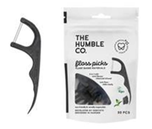 Ață dentară cu suport cărbune și mentă Humble Brush