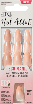Künstliche Nägel Eco Mani French Natural Ombre ARDELL