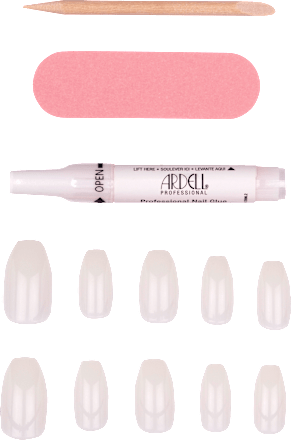 Künstliche Nägel Nail Addict Natural Ballerina ARDELL