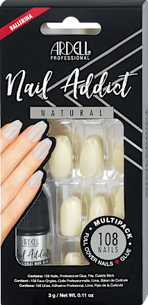 Künstliche Nägel Nail Addict Natural Ballerina ARDELL