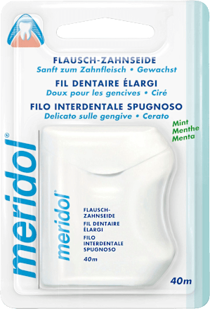 Zahnseide Flausch gewachst meridol