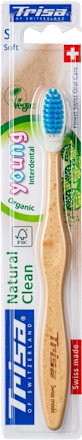 Четка за зъби  Natural Clean young, Soft TRISA