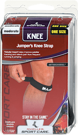 Kolenski trak črne barve  Mueller