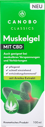Muskelgel mit CBD & Arnika Extrakt Canobo