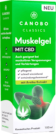 Muskelgel mit CBD & Arnika Extrakt Canobo