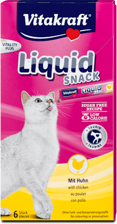 Katzensnack Liquid mit Huhn Vitakraft