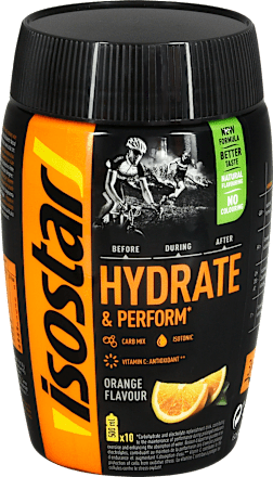 Isotonisches Getränkepulver Hydrate & Perform Orange isostar