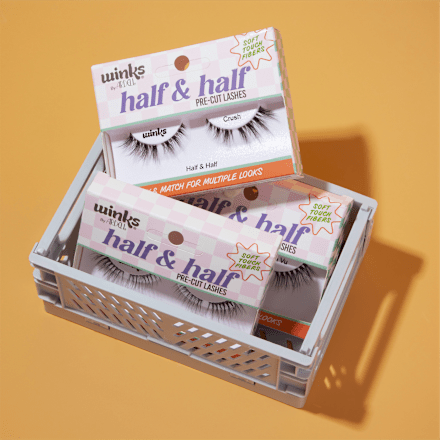 Künstliche Wimpern Winks Crush, half & half (1 Paar) ARDELL