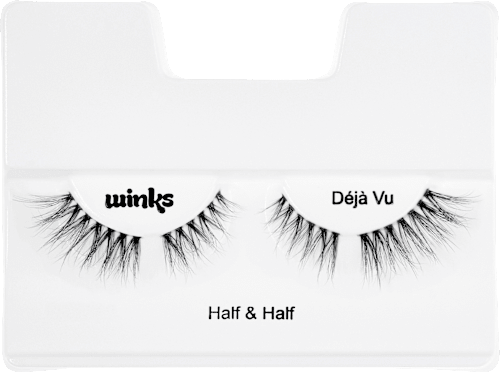 Künstliche Wimpern Winks Déjà Vu, half & half (1 Paar) ARDELL