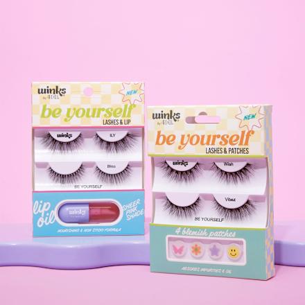 Künstliche Wimpern Set Winks mit Pickelpatches ARDELL