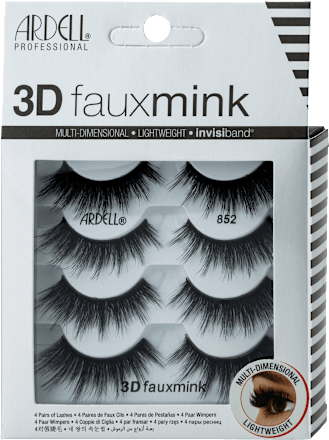 Künstliche Wimpern 852 FauxMink 3D Multipack (4 Paar) ARDELL