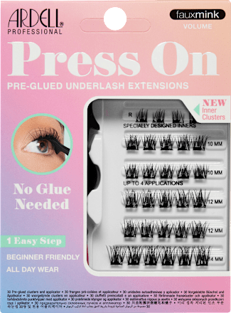 Künstliche Wimpern Press On Fauxmink Volume mit Applikator ARDELL