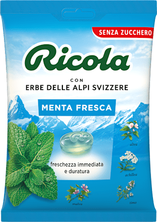 Caramelle alla menta fresca in busta Ricola