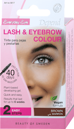 Everyday Eye set za bojanje obrva i trepavica – Brown  DEPEND