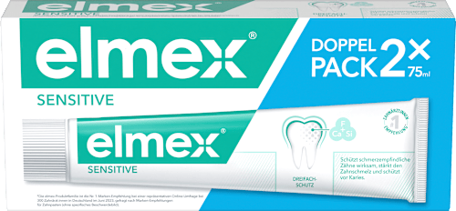 Zahnpasta Sensitive Doppelpack (2 x 75 ml) elmex