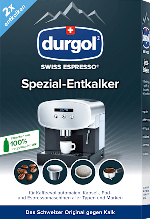 Entkalker Kaffeemaschinen swiss espresso durgol