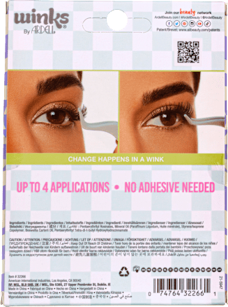 Winks set gene false individuale Press On Lash Natural ARDELL
