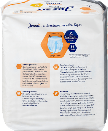 inkontinenční kalhotky Super velikost S Jessa DISKRET