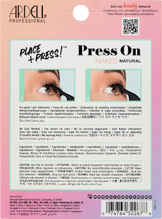Künstliche Wimpern Set Naked Press On Natural ARDELL