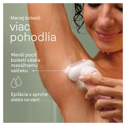 Epilátor na telo Silk-épil 9 + puzdro Braun