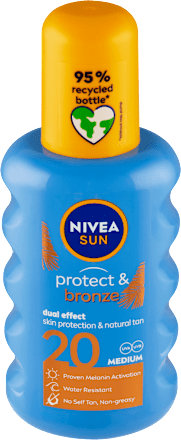 Sprej na opaľovanie Protect & Bronze OF 20 NIVEA SUN