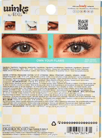 Künstliche Wimpern Set Winks mit Pickelpatches ARDELL