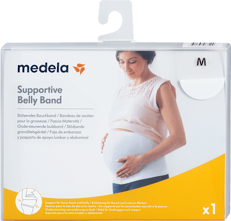 Stützendes Bauchband weiß - Größe M Medela