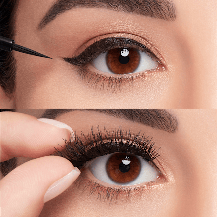 Künstliche Wimpern 424 Magnetic Naked (1 Paar)+ Eyeliner Liquid Magnetic Black ARDELL