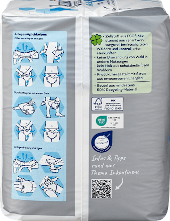 Inkontinencia pelenka, M-es méret, súlyos inkontinencia esetére Jessa DISKRET