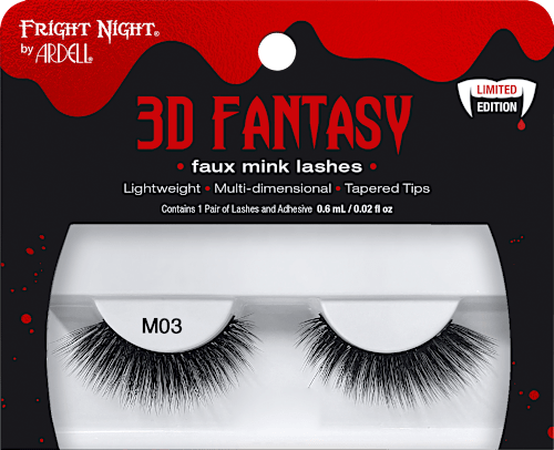 Künstliche Wimpern Fright Night 3D Fantasy Faux Mink (1 Paar) ARDELL