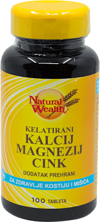 KALCIJUM, MAGNEZIJUM, CINK - DIDATAK PREHRANI Natural Wealth