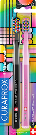 Zahnbürste 5460 ultra soft 80's Edition CURAPROX