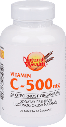 Vitamin C - 500 mg Natural Wealth