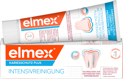 Zahnpasta Intensivreinigung Weiss & Glatt elmex