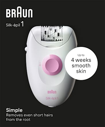 Simple Silk-epil 1 električni epilator SE-1000 Braun