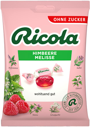 Biljni bomboni – malina i melisa Ricola