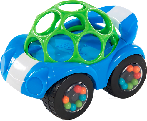 autíčko Rattle 3m+, modré Oball