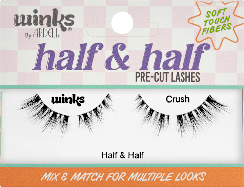 Künstliche Wimpern Winks Crush, half & half (1 Paar) ARDELL