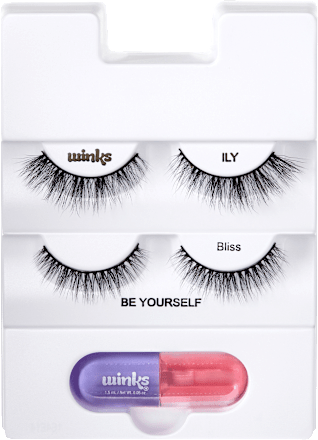 Künstliche Wimpern Set Winks mit Lippenöl ARDELL