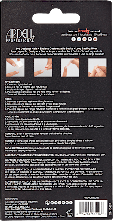 Künstliche Nägel Nail Addict French Noir ARDELL