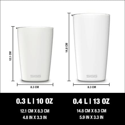 Kaffeebecher to-go Neso Cup weiß 300ml SIGG