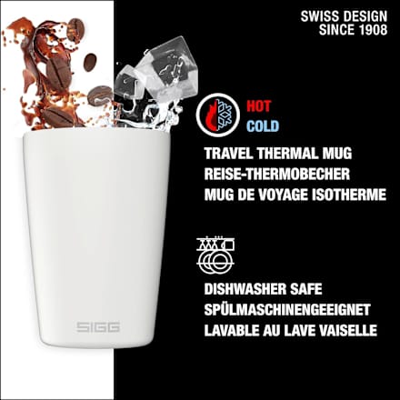 Kaffeebecher to-go Neso Cup weiß 300ml SIGG