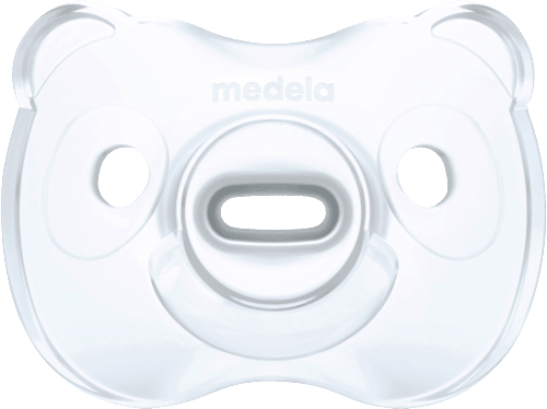 Schnuller Soft Silikon, hellblau, 6-18 Monate Medela